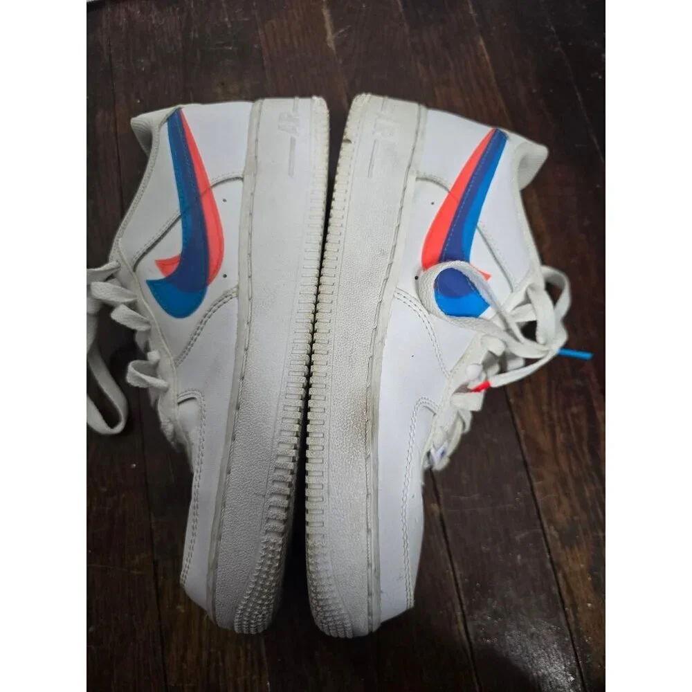 Nike Air Force 1 Low 3D Glasses White Blue 6Y